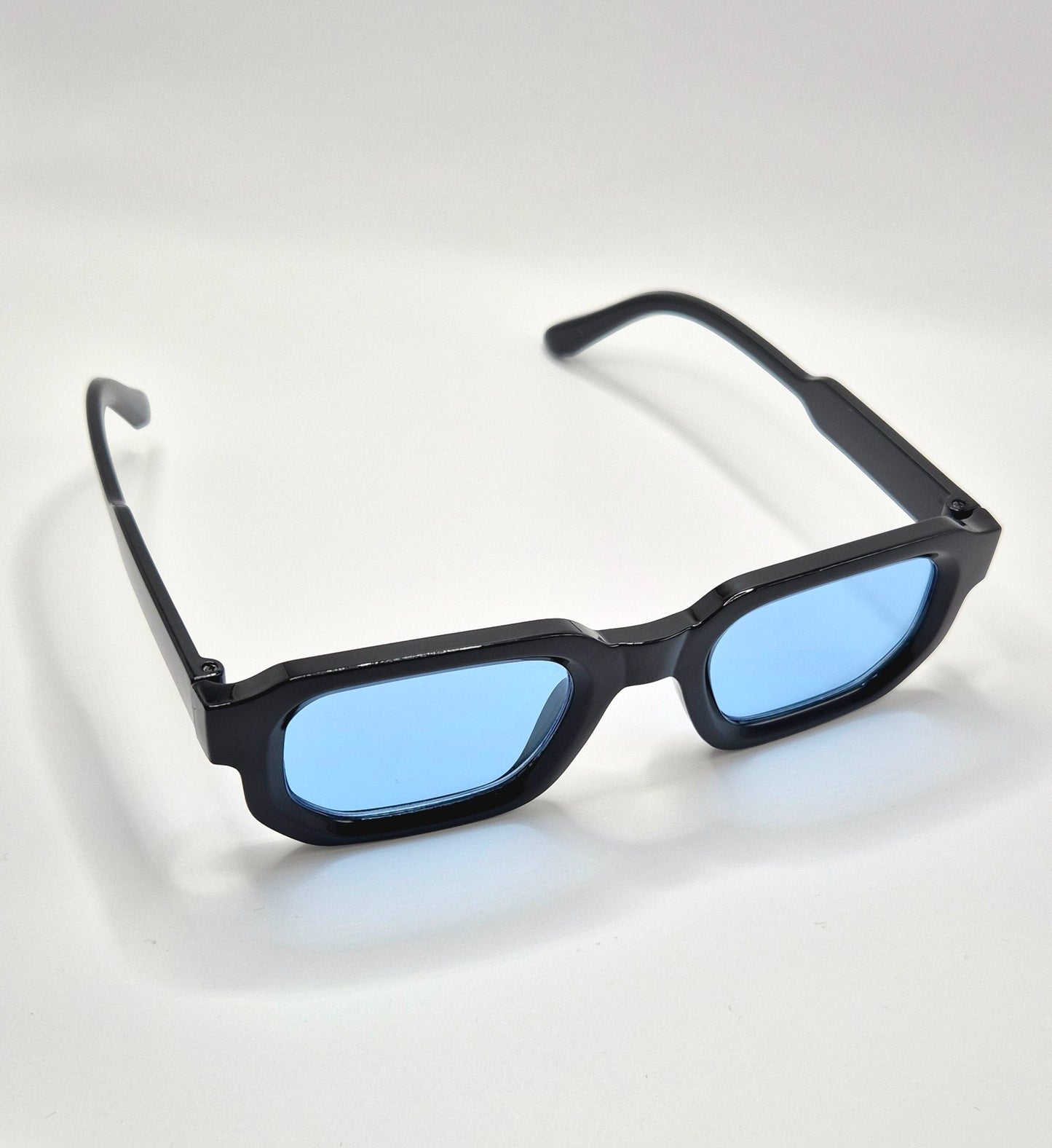 Lunettes de soleil - Noir & bleu
