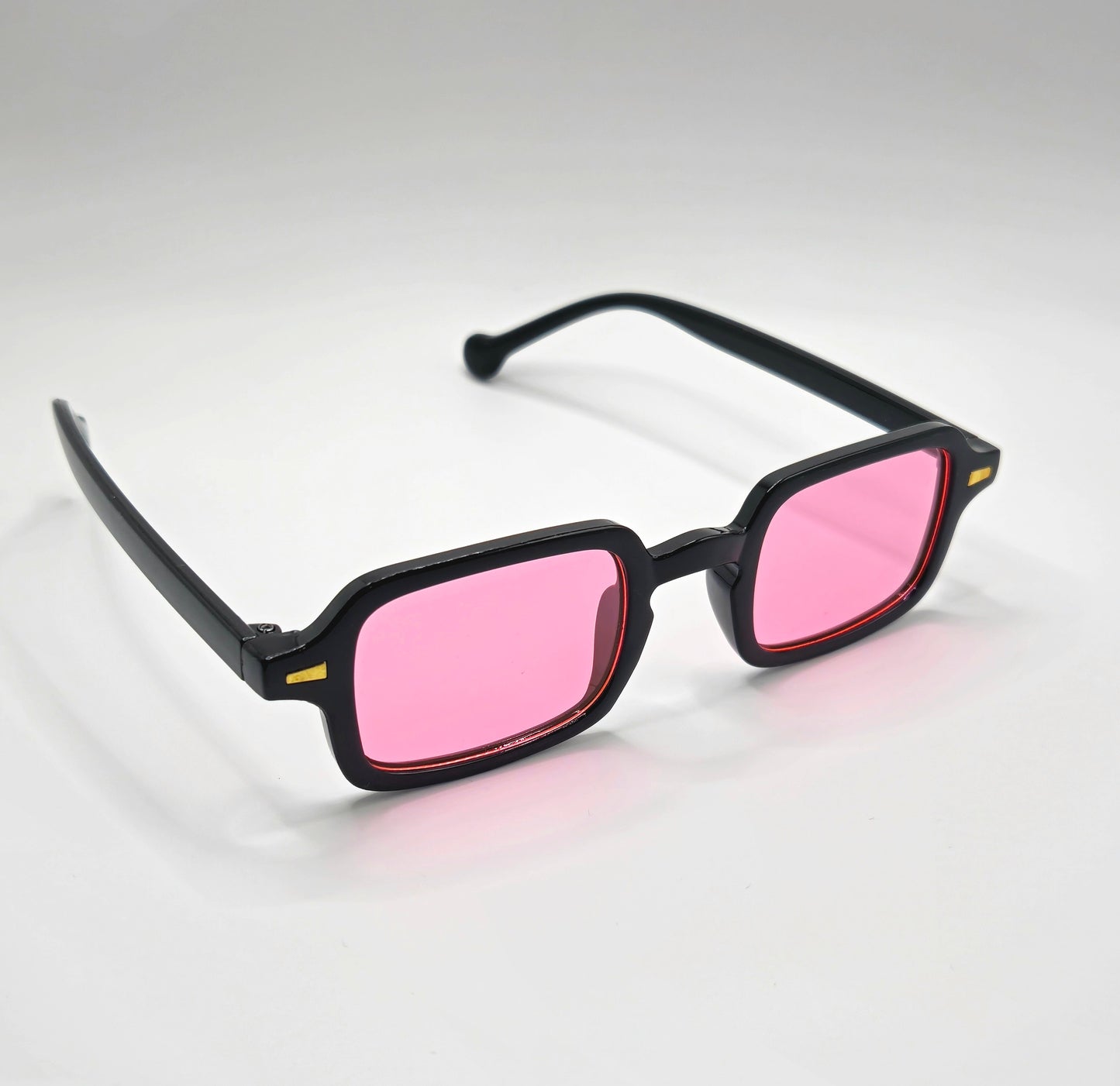 Lunettes de soleil - Noir & rose