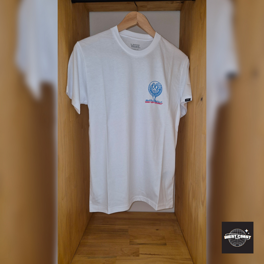 Vans | Tshirt Blanc à Motif au Dos