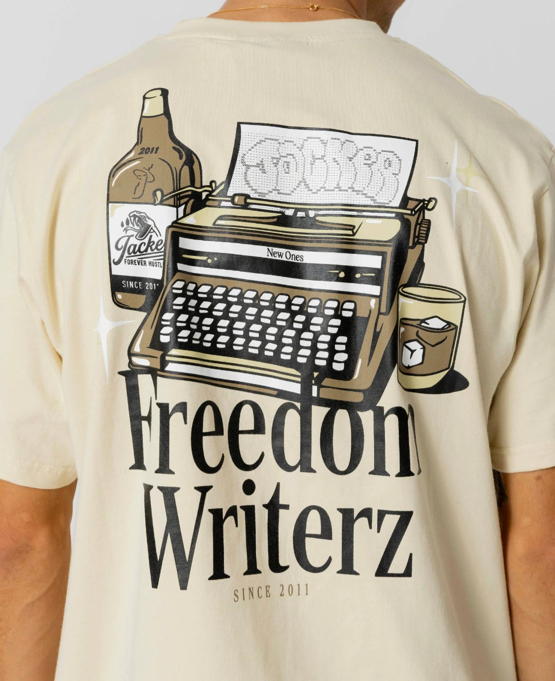 Jacker - Freedom Writerz T-Shirt - Beige