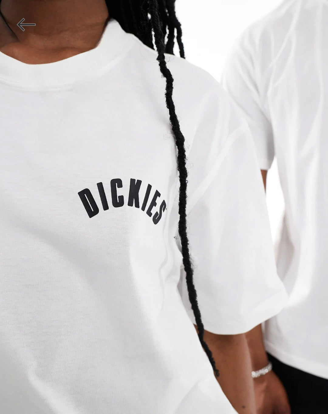 Dickies | Tshirt Blanc avec Motif au Dos