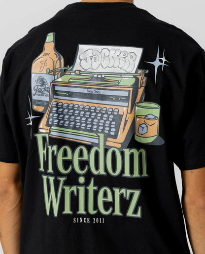 Jacker - Freedom Writerz - T-shirt- Noir