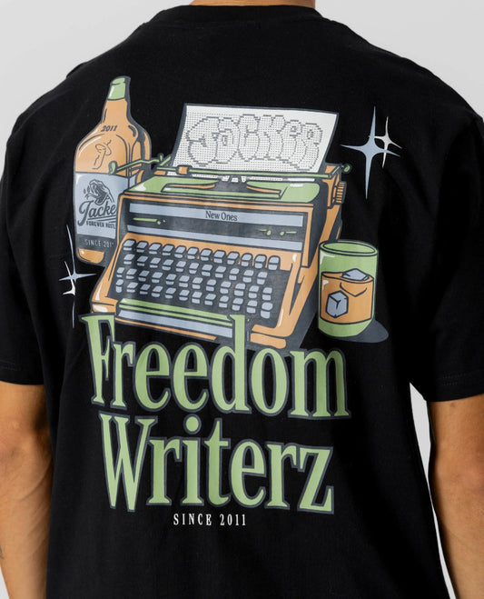 Jacker - Freedom Writerz - T-shirt- Noir