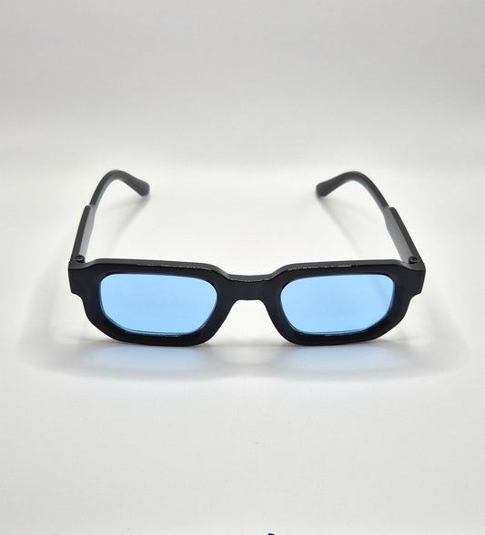 Lunettes de soleil - Noir & bleu