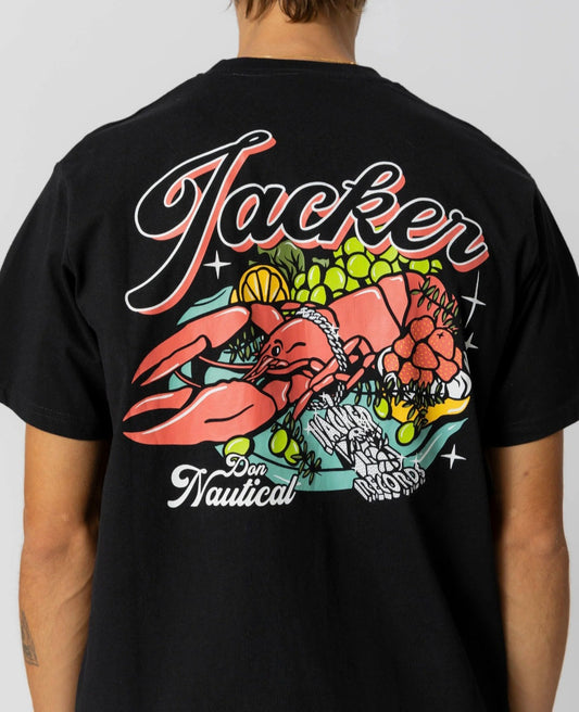Jacker - Lobster service T-shirt - Noir